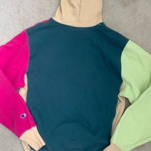 Color block champion hoodie